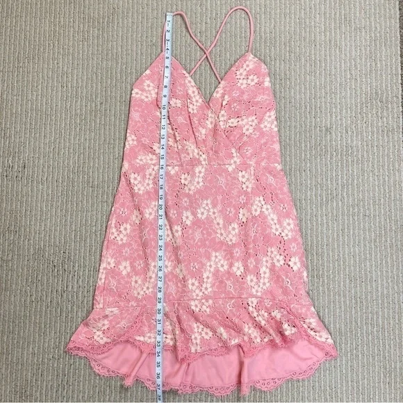 NBD Marilyn Blush & Ivory Lace Sleeveless Dress Size XL Women - Picture 15 of 15